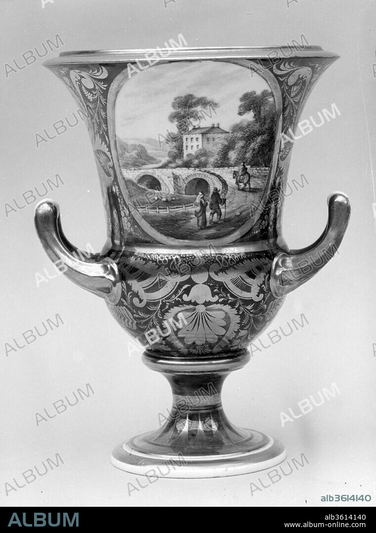 Vase. Culture British. Dimensions H. 6 3/4 in. (17.1 cm). Date 17841810. Album alb3614140