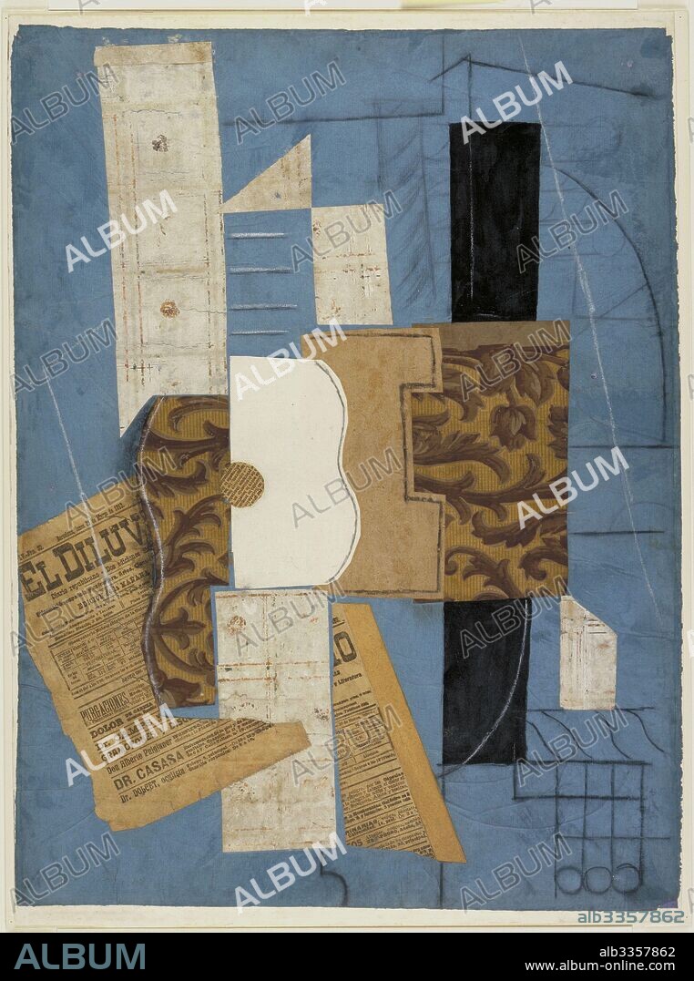 PABLO PICASSO. Guitar.