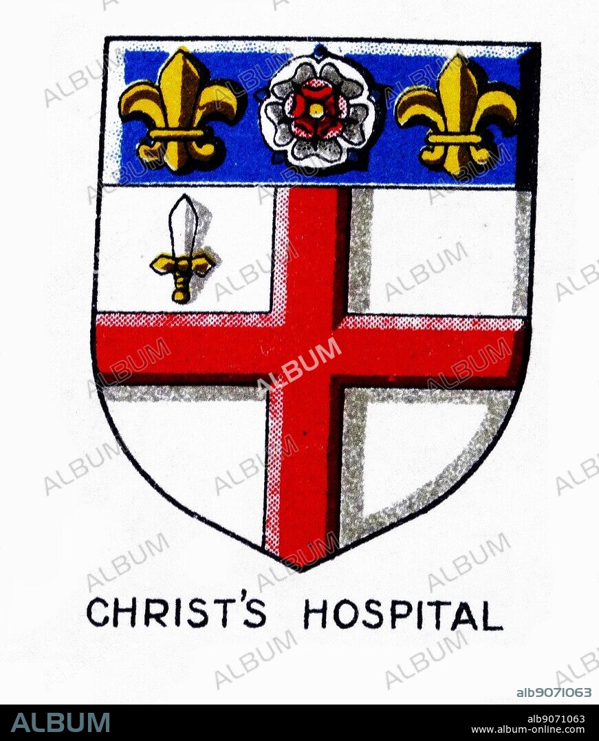 Emblem of Christ's Hospital College, Horsham, West Sussex.