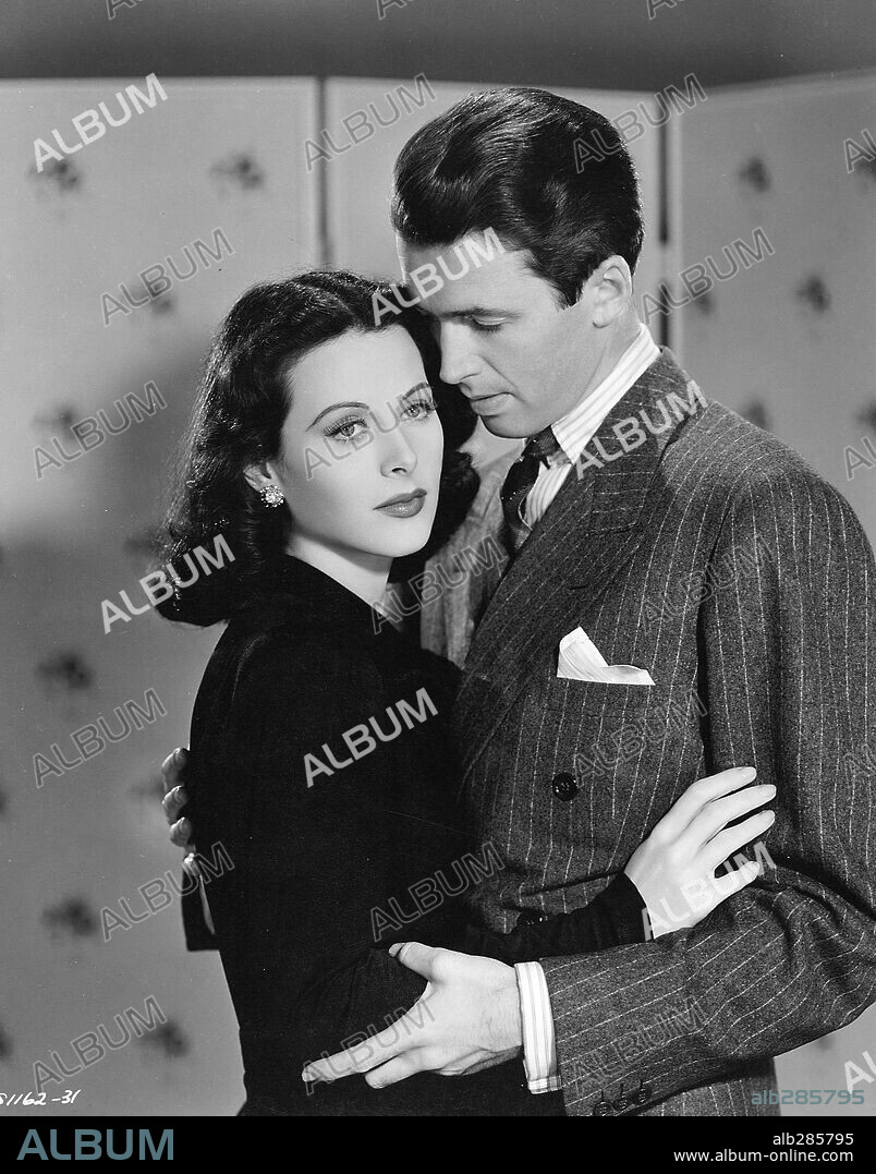 HEDY LAMARR and JAMES STEWART in COME LIVE WITH ME, 1941, directed by CLARENCE BROWN. Copyright M.G.M.