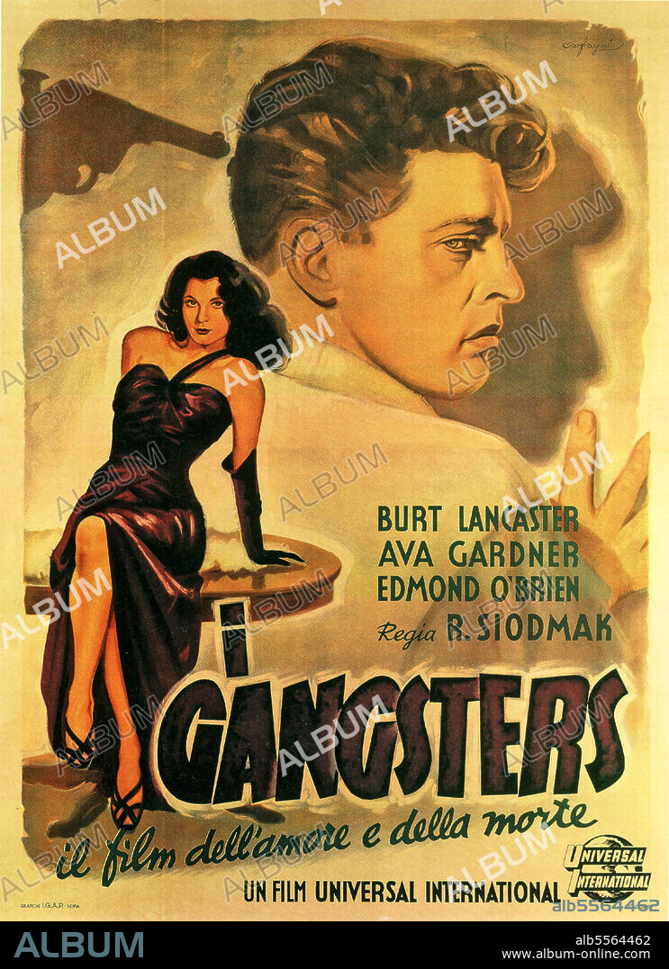 AVA GARDNER y BURT LANCASTER en FORAJIDOS, 1946 (THE KILLERS), dirigida por ROBERT SIODMAK. Copyright UNIVERSAL PICTURES.