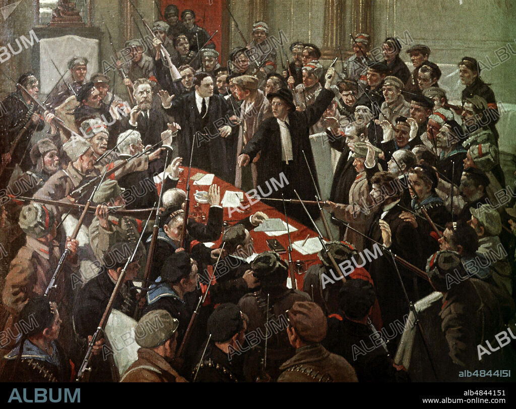 MIKHAIL GEORGIYEVICH SOKOLOV. Arrest of the Russian Provisional Government on October 26, 1917.