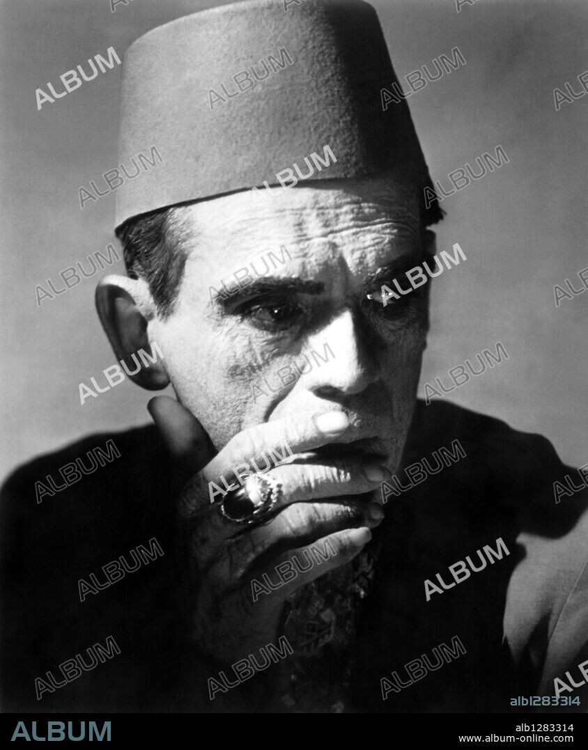 BORIS KARLOFF in THE MUMMY, 1932, directed by KARL FREUND. Copyright UNIVERSAL PICTURES.