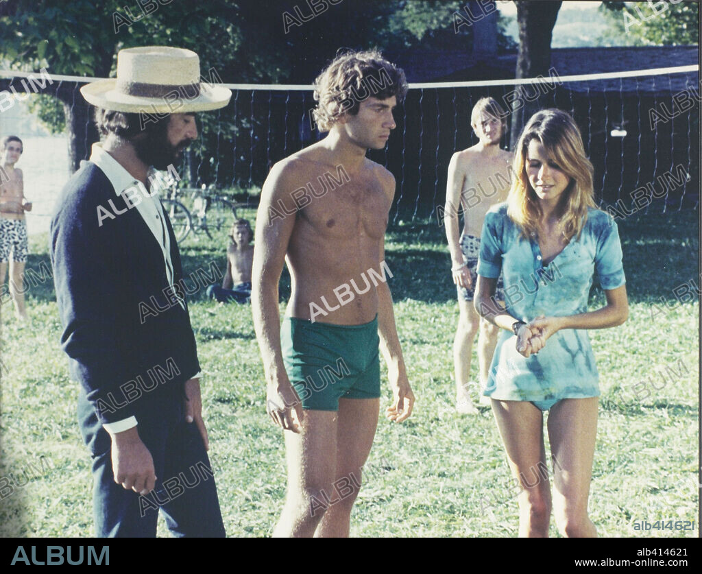 JEAN-CLAUDE BRIALY y LAURENCE DE MONAGHAN en LA RODILLA DE CLAIRE, 1970 (LE GENOU DE CLAIRE), dirigida por ERIC ROHMER.