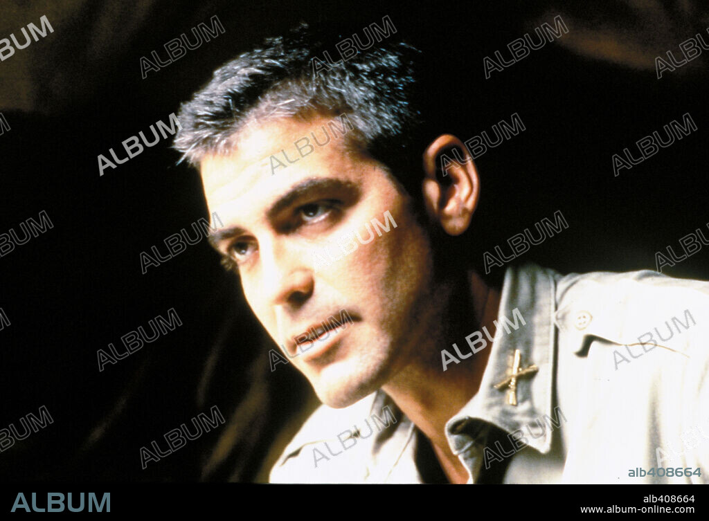 GEORGE CLOONEY en LA DELGADA LÍNEA ROJA, 1998 (THE THIN RED LINE), dirigida por TERRENCE MALICK. Copyright 20TH CENTURY FOX.
