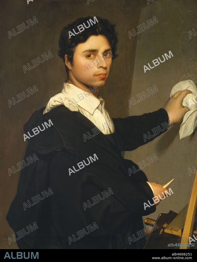 MADAME GUSTAVE HÉQUET. Ingres (1780-1867) as a Young Man, ca. 1850-60.