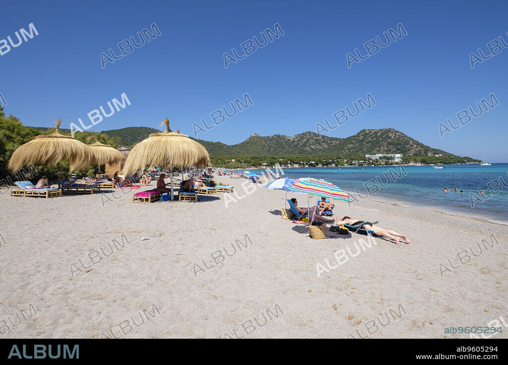 playa de Es Ribell, Cala sa Marjal, Costa de los Pinos, Son Servera, mallorca, balearic islands, spain.