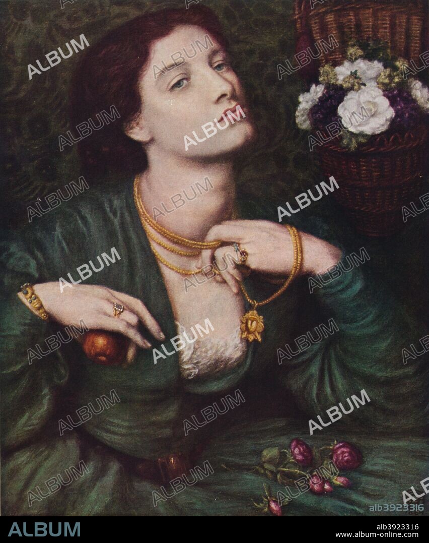 'Monna Pomona', 1864. Painting held at the Tate, London. From World Famous Paintings edited by J Grieg Pirie. [W.& G. Foyle Ltd., London, 1938.].