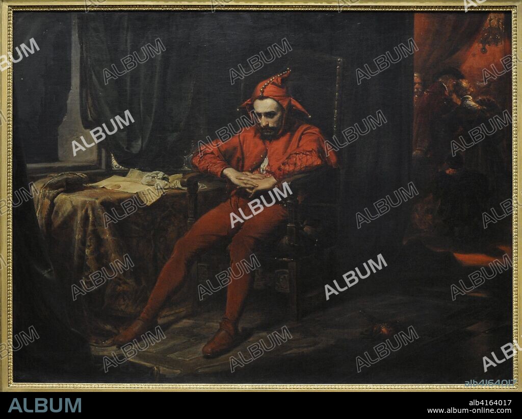 Jan Matejko (1838-1893). Polish painter. Stanczyk, the jester at the court of the last Jagiellon kings, 1862. National Museum. Warsaw. Poland.