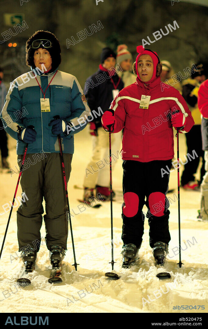 JAVIER GUTIERREZ y SANTIAGO SEGURA en EL ASOMBROSO MUNDO DE BORJAMARI Y POCHOLO, 2004, dirigida por ENRIQUE LOPEZ LAVIGNE. Copyright AMIGUETES ENTERTAINMENT S.L./ESTUDIOS PICCASO.