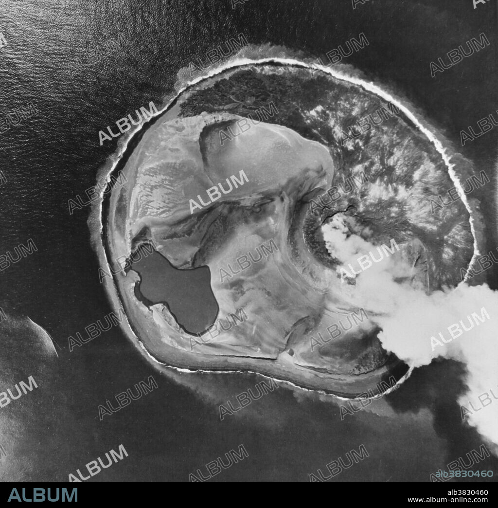An aerial photograph of Surtsey, a volcanic island near Iceland's southwestern coast, which was formed following an eruption in 1963. Surtsey is a volcanic island located in the Vestmannaeyjar archipelago off the southern coast of Iceland. It was formed in a volcanic eruption which began 426 feet below sea level, and reached the surface on November 14, 1963. The eruption lasted until June 5, 1967, when the island reached its maximum size of 1.0 square mile. Since then, wave erosion has caused the island to steadily diminish in size: as of 2012, its surface area was 0.50 square miles. The most recent survey (2007) shows the island's maximum elevation at 509 feet above sea level.