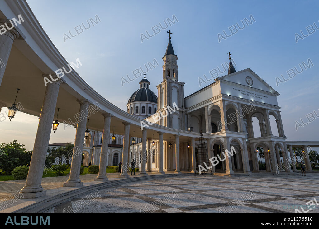 Basilica of the Immaculate Conception, Mongomo, Rio Muni, Equatorial Guinea, Africa.
