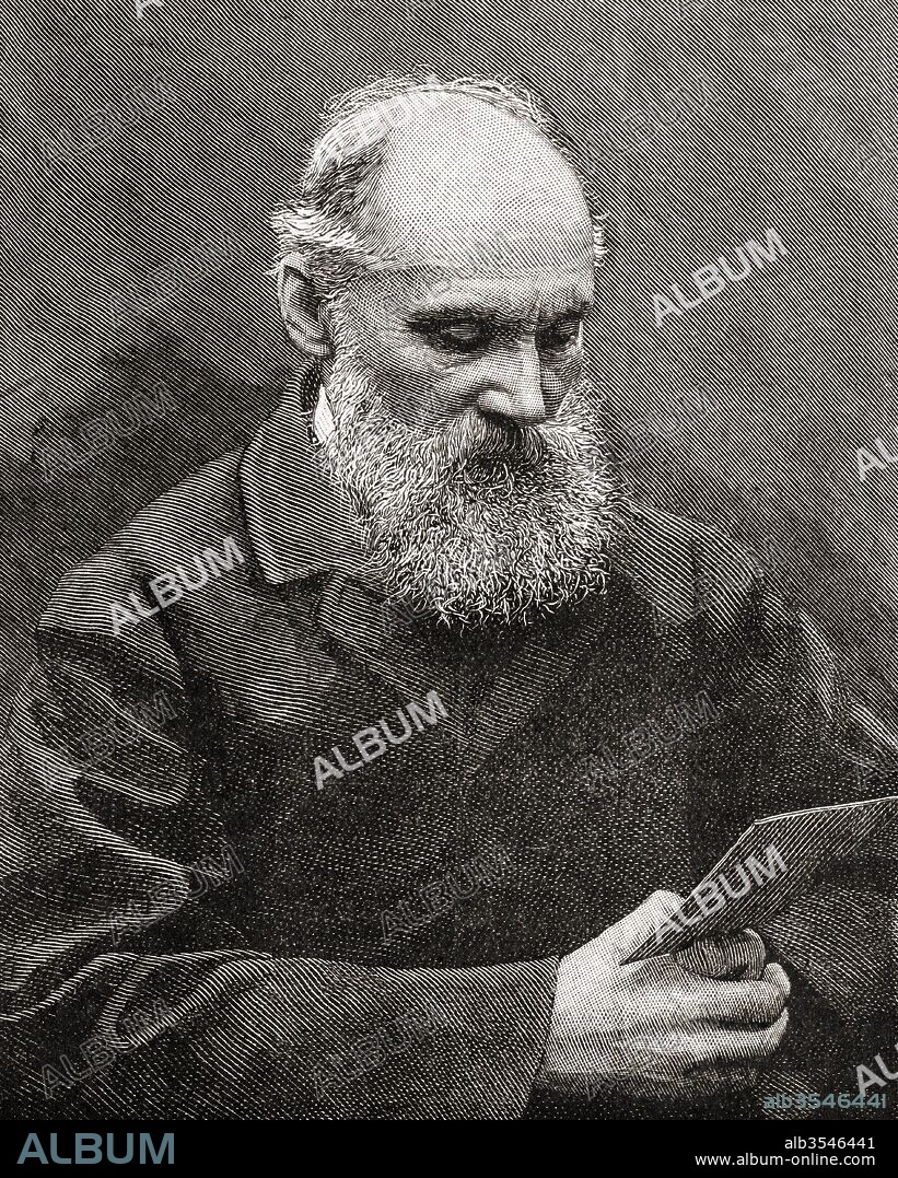 William Thomson, 1st Baron Kelvin, 1824 – 1907. Belfast born mathematical physicist and engineer. From The Century Edition of Cassell's History of England, published c. 1900.