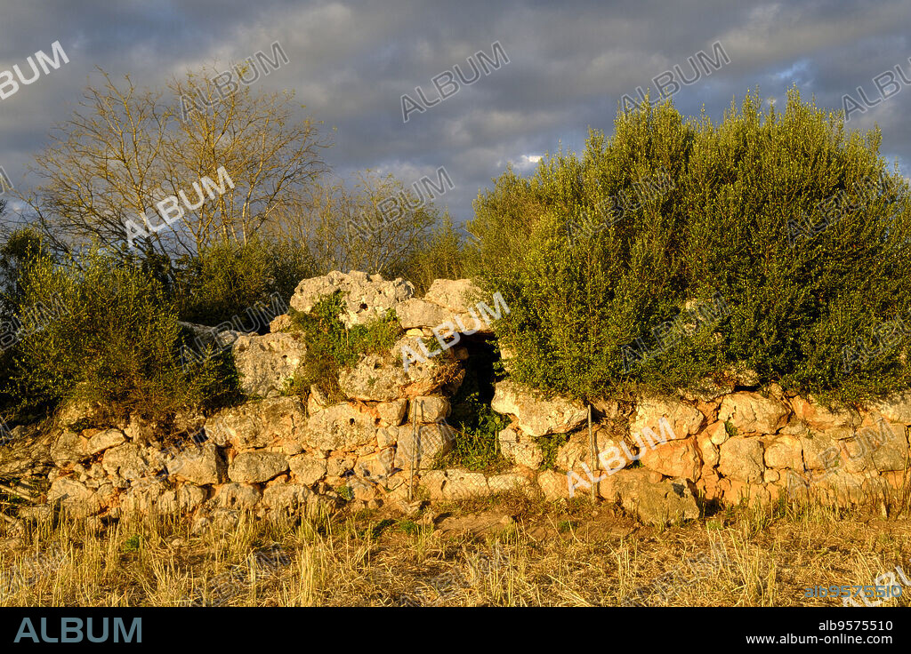 Talaiot of Cas Canar, Cas Canar, Sencelles, Mallorca, Balearic Islands, Spain, Europe.