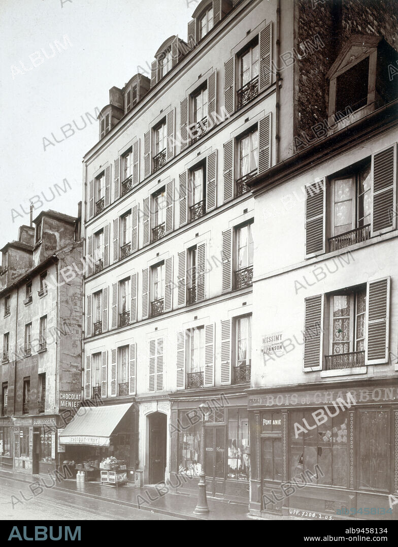 Rue du Faubourg-Saint-Jacques nº27, 14th district, Paris, Union Photographique Française, Photographer, In 1905, Graphic Arts, Photography, Aristotype, Height: 29.5 cm, Width: 22.9 cm.