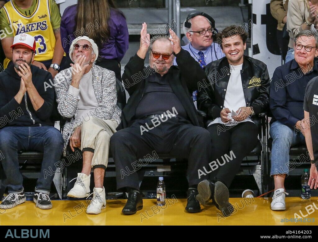 October 20, 2018 - Los Angeles, California, U.S - Jack Nicholson attends the game between the Houston Rockets and Los Angeles Lakers on October 20, 2018 at STAPLES Center in Los Angeles, California. 20/10/2018