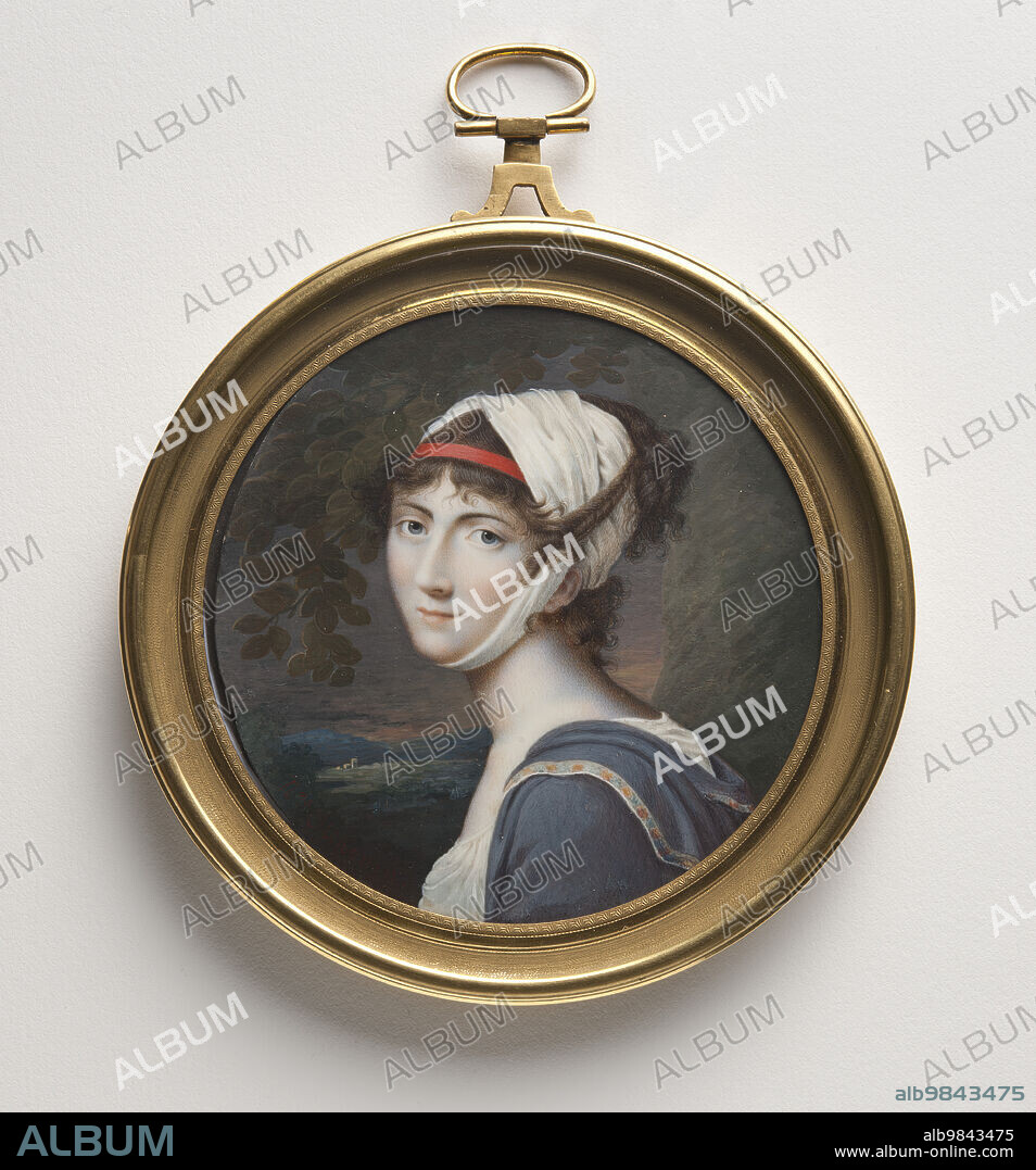 Marie-Victoire Jaquotot (1772-1855), first half of 19th century. Additional Info: This miniature on ivory was painted by Nicolas-Jean Otthenin, after a painting on a porcelain plaque by Étienne-Charles Le Guay, first husband of the sitter Marie Victoire Jaquotot and himself a very successful painter.