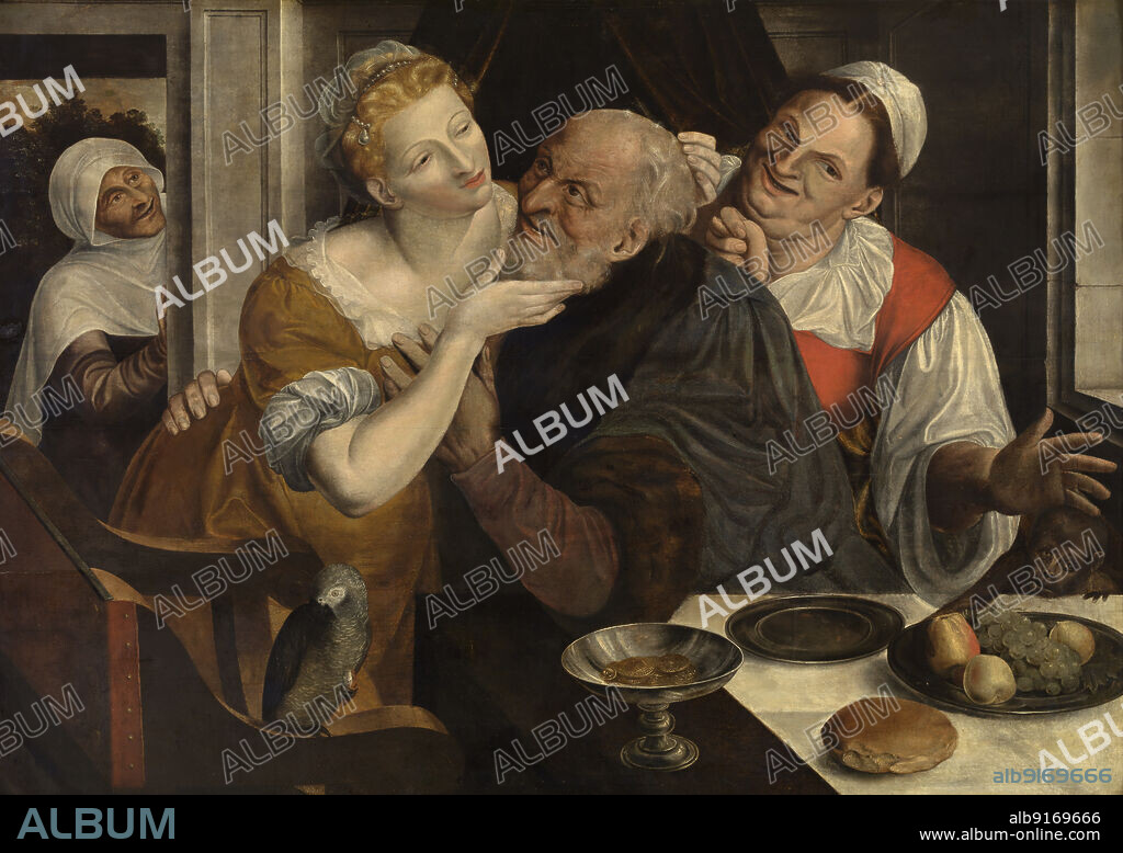 JAN MASSYS (MATSYS). The Ill matched Couple.