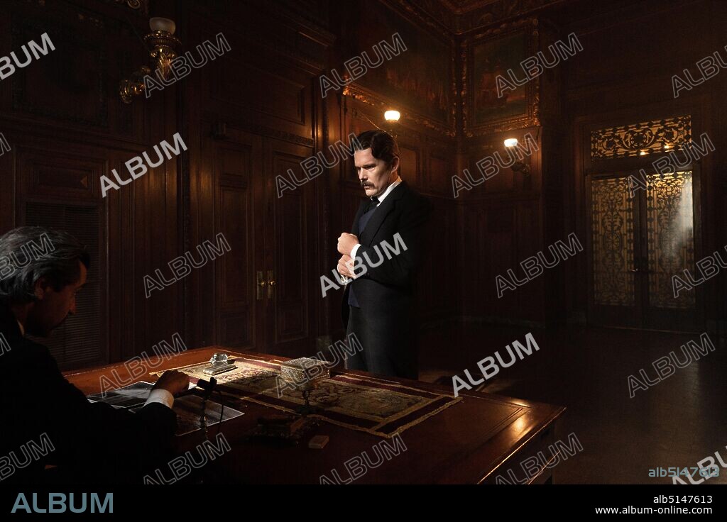 EWAN McGREGOR in TESLA, 2020, directed by MICHAEL ALMEREYDA. Copyright Millennium Media.