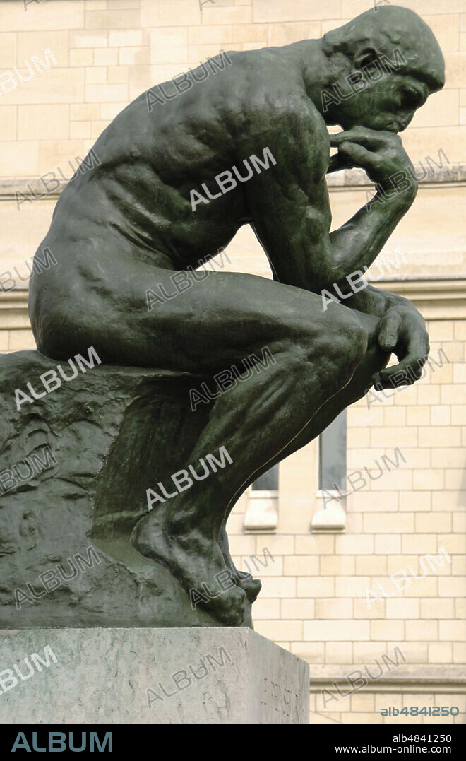 Auguste Rodin (1840-1917). Escultor francés. El Pensador,1903. Bronce. Jardín de Esculturas. Museo Rodin. París. Francia.