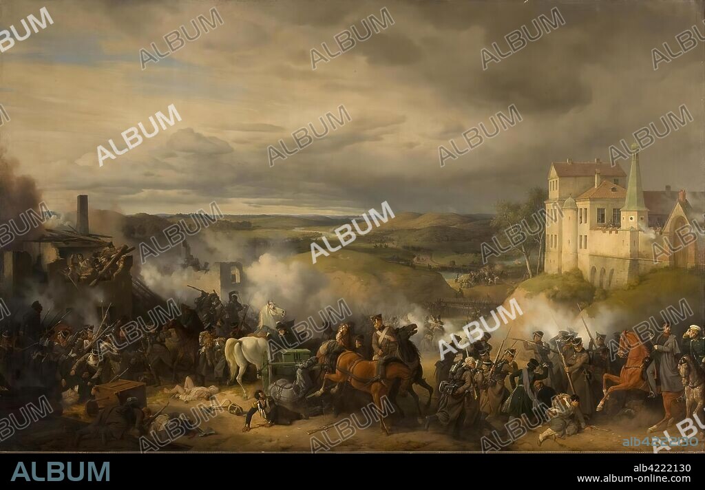 PETER VON HESS. 'Battle of Maloyaroslavets on 12 (24) October 1812'. Germany, 1851. Dimensions: 220x353 cm.