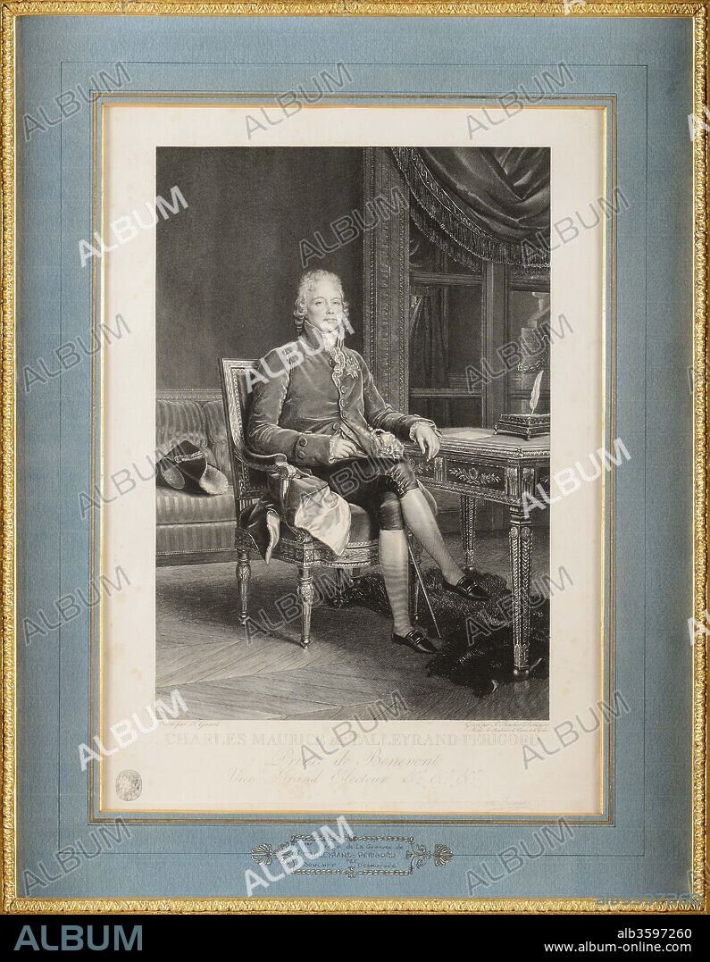 FRANÇOIS PASCAL SIMON. Charles Maurice de Talleyrand Périgord (1754-1838), Prince de Bénévent.