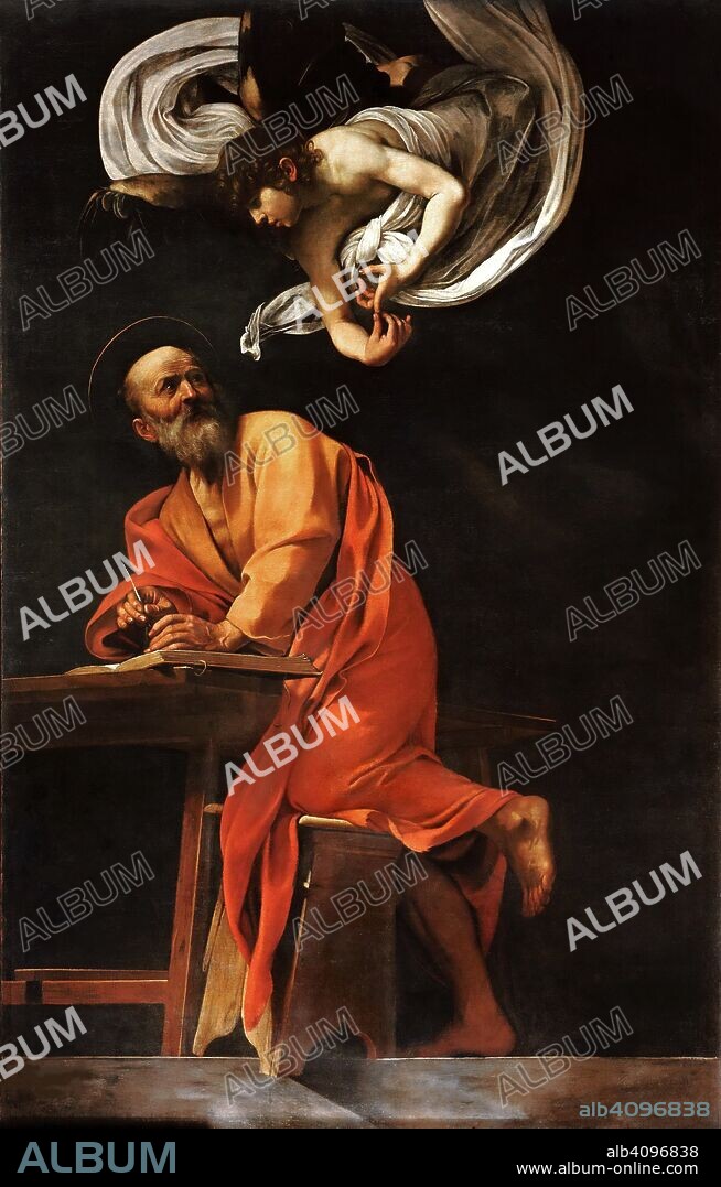 CARAVAGGIO. Saint Matthew and the Angel.