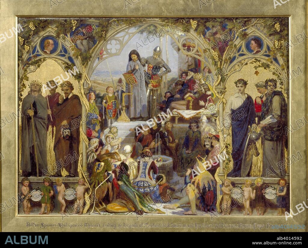 The Seeds and Fruits of English Poetry, 1845-1853. Dimensions: height x width x depth: 36 x 46 cm.