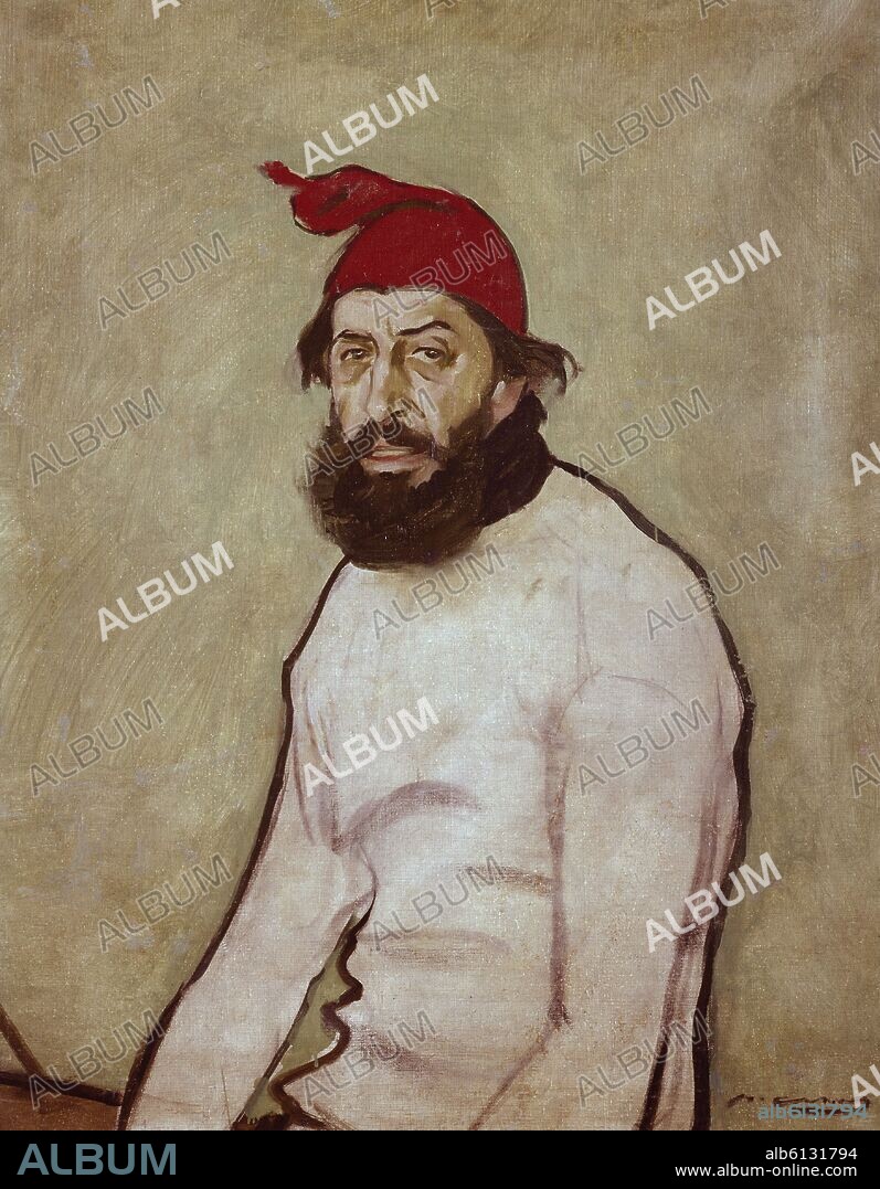 RAMON CASAS Y CARBO. PERE ROMEU CON BARRETINA.