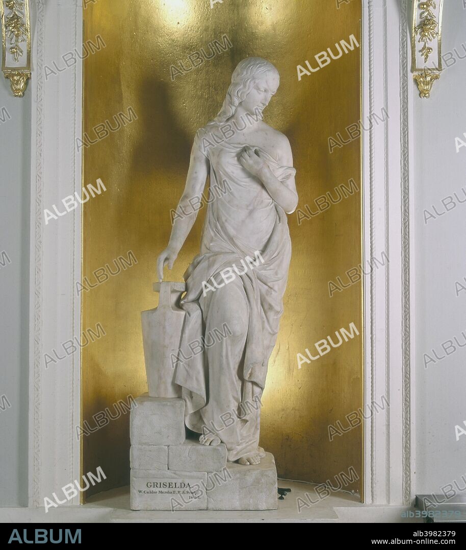 Griselda. 1855. Character of romance in medieval and Renaissance Europe, noted for her enduring patience and wifely obedience. She was the heroine of the last tale in the Decameron by Giovanni Boccaccio, who derived the story from a French source.