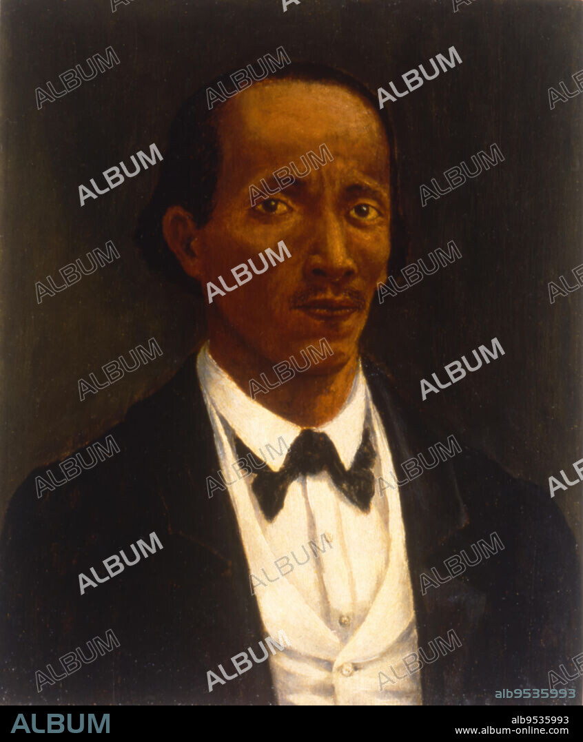 PIO CASIMIRO BACENER. Autorretrato. Date: 1894. oil on wood.