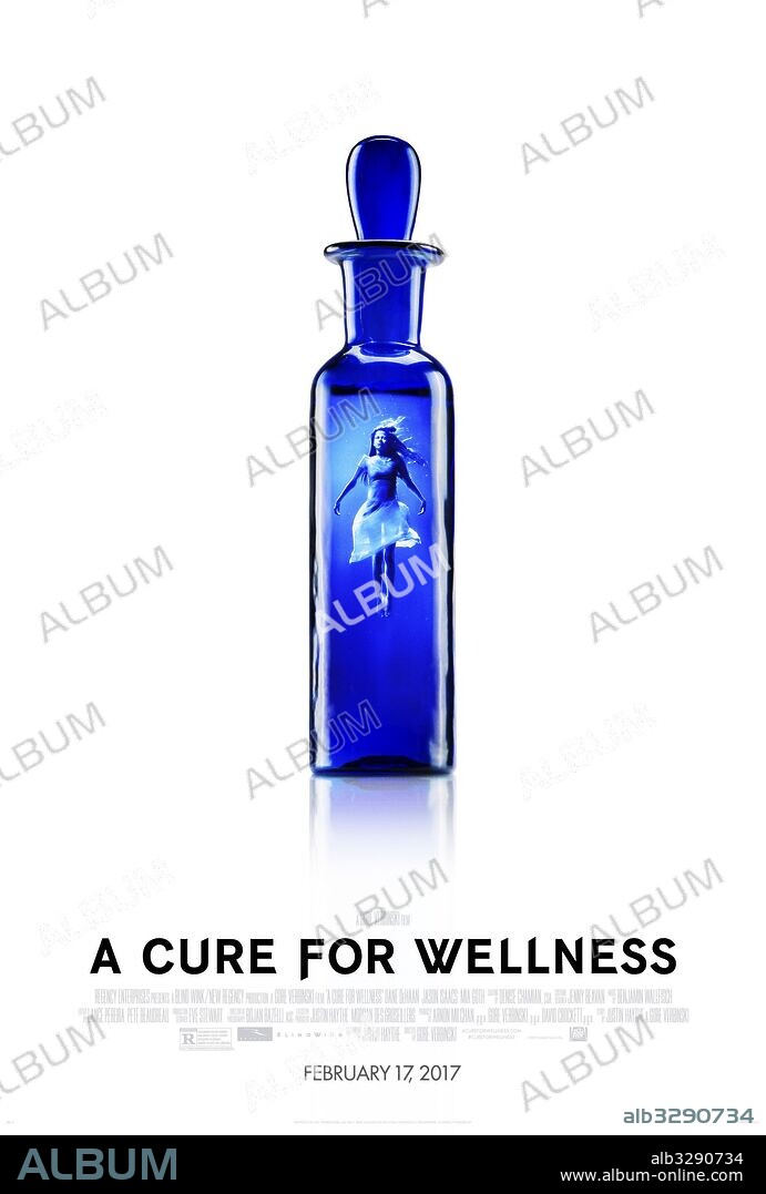 Poster of A CURE FOR WELLNESS, 2017, directed by GORE VERBINSKI. Copyright REGENCY ENTERPRISES/NEW rEGENCY PRODUCTIONS/BLIND WINK PRODU.