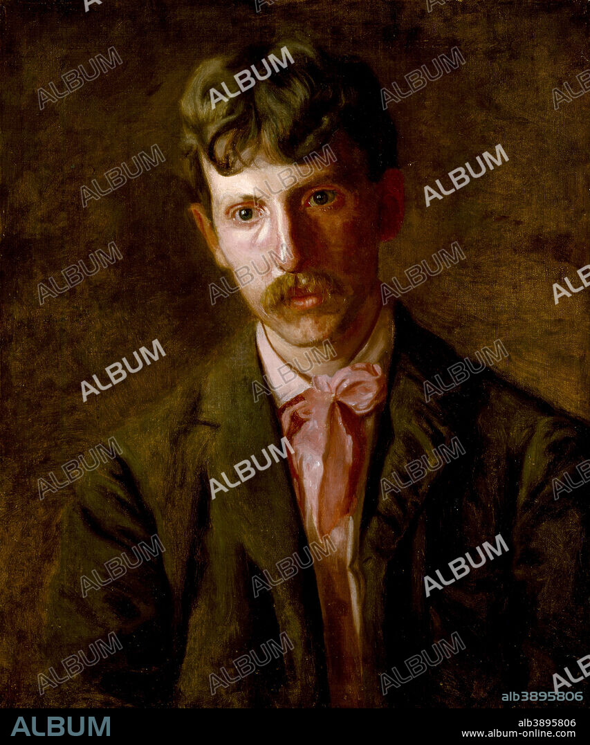 THOMAS EAKINS. The Pianist (Stanley Addicks). Date/Period: 1896. Oil paintings. Oil on canvas. Height: 23.5 in (59.6 cm); Width: 19.7 in (50.1 cm).