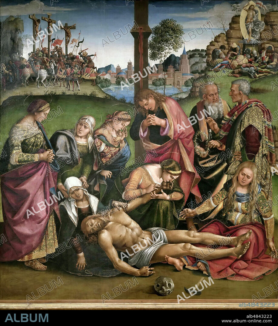 LUCA SIGNORELLI. Lamentation over the Dead Christ.