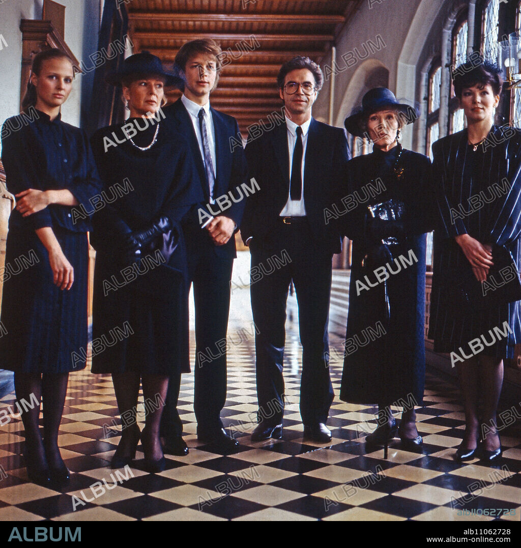 The Legacy of the Guldenburgs, television series, Germany 1986 - 1988, episode: "The Last Legacy", actors: Katharina Boehm, Christiane Hoerbiger, Jochen Horst, Wolf Roth, Brigitte Horney, Iris Berben.