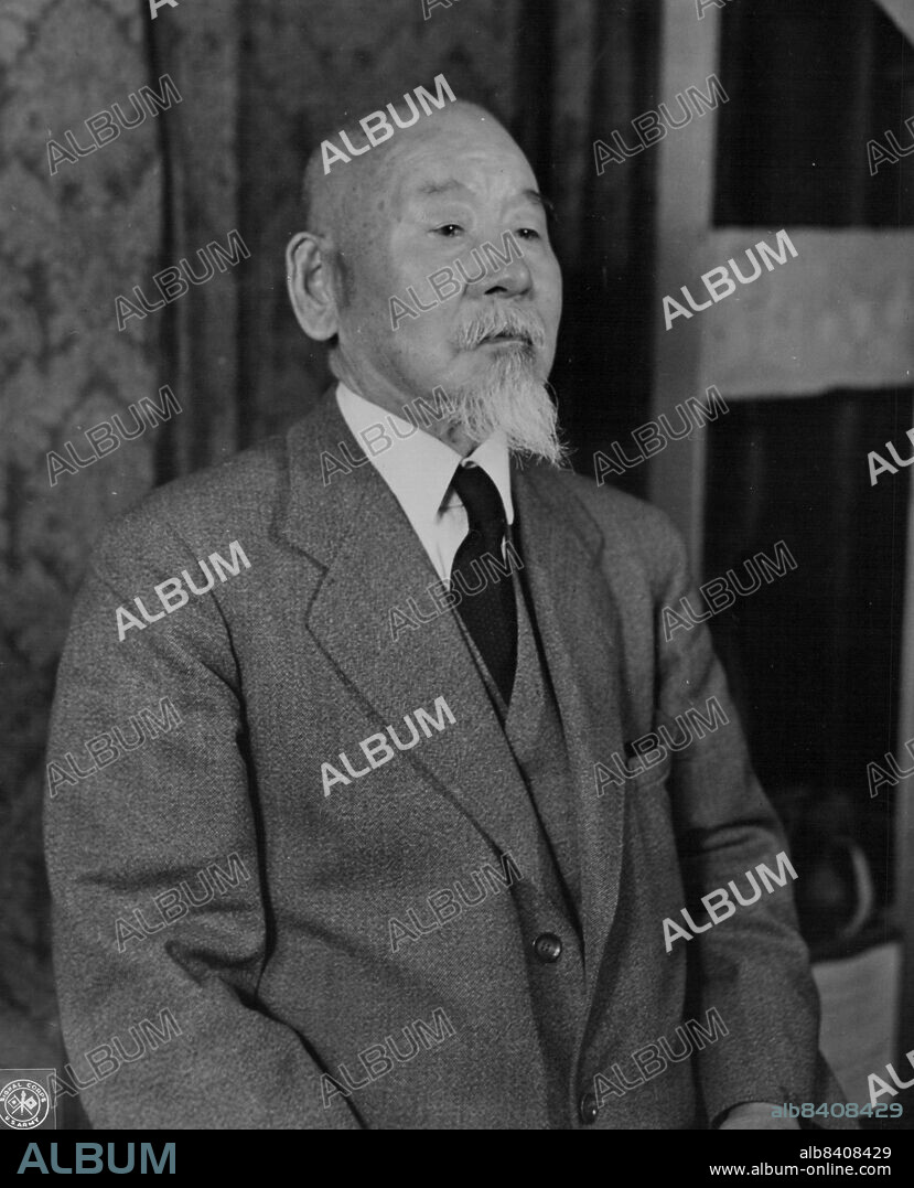 Major Japanese War Criminals on Trial in Tokyo -- Minami, Jiro, former General and member of the privy council from 1942 to 1945. War minister in 1931 and commander in chief of the Kawantung army from 1943 to 1936, is on trial at the international military tribunal for the east, Tokyo, Japan. June 19, 1947. (Photo by Skinner, U.S. Army Signal Corps).
