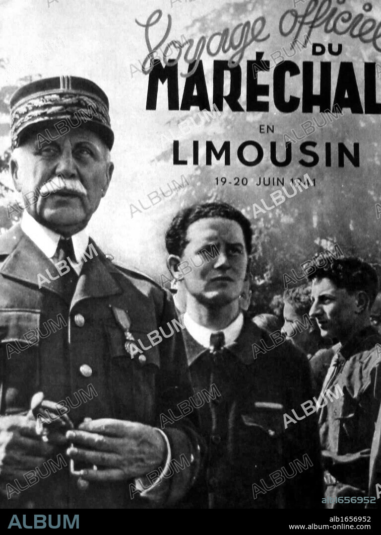 Henri Philippe Petain 24 April 1856 - 23 July 1951, Marshal Petain was a French general, later Chief of State of Vichy France, from 1940 to 1944.