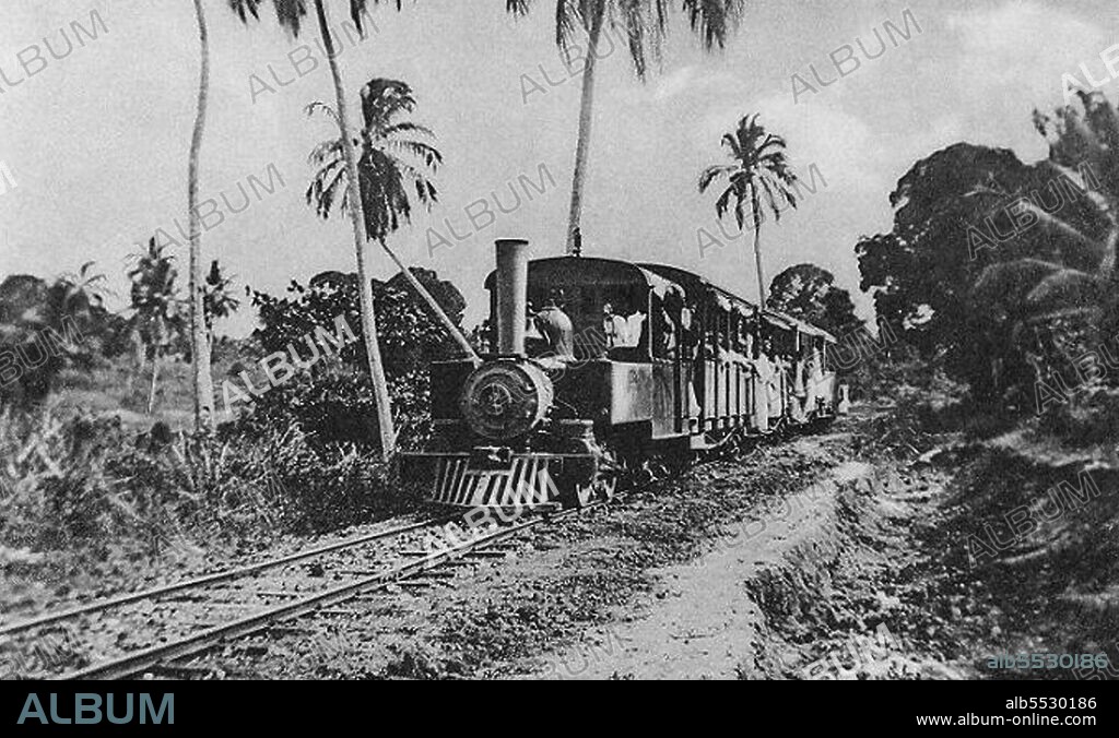 Zanzibar was the first country in East Africa to introduce the steam locomotive. Sultan Bargash bin Said had a seven mile railway constructed from his palace at Stone Town to Chukwani in 1879. Initially the two Pullman cars were hauled by mules but in 1881 the Sultan ordered an 0-4-0 tank locomotive from the English locomotive builders Bagnall. The railway saw service until the Sultan died in 1888 when the track and locomotive were scrapped. Fifteen years later (In 1905) the American Company Arnold Cheyney built a seven mile line from Zanzibar Town to the village of Bububu. It was notorious for its ability to set fire to property and the surrounding country side but it ran for twenty-five years until closed in 1930. The Bububu Railway plied six or seven times a day to Zanzibar Town. The service was extremely popular and largely used by the native population. Today much of the old track bed has been built on however train enthusiasts can still see the remains of the railway’s bridges and embankments close to the main road to Bububu.