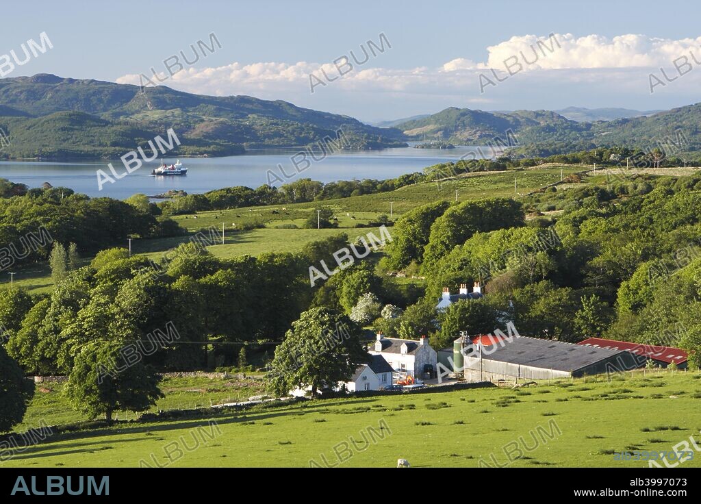 West Loch Tarbert from Kintyre, Argyll and Bute, Scotland.