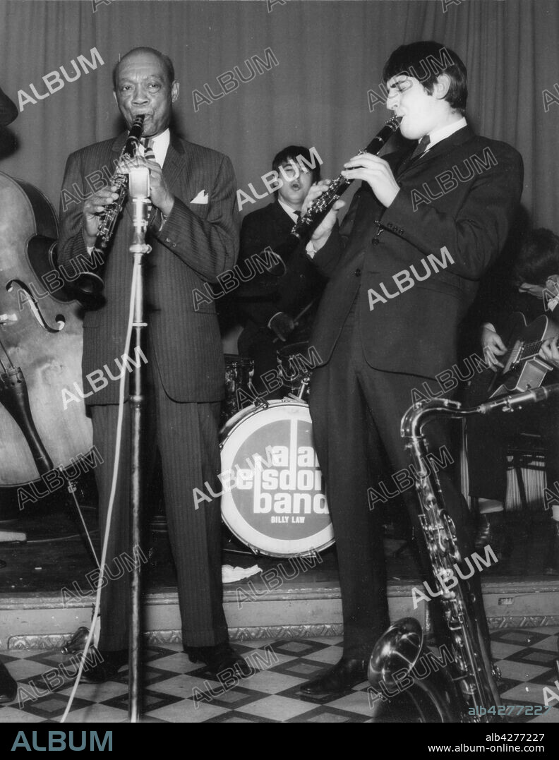 BRIAN FOSKETT. Edmond Hall, Andy Cooper, Billy Law and Alan Elsdon Band, 1966. Hall (1901-1967) was an American jazz clarinetist and bandleader who worked extensively with many top performers as both a sideman and bandleader.