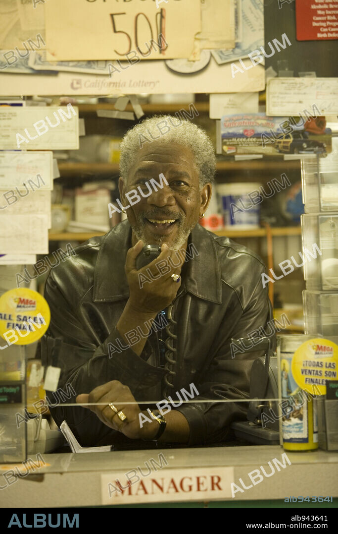 MORGAN FREEMAN en DAME 10 RAZONES, 2006 (10 ITEMS OR LESS), dirigida por BRAD SILBERLING. Copyright REVELATIONS ENTERTAINMENT.