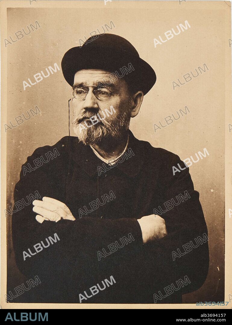 EMILE ZOLA. Self-Portrait.