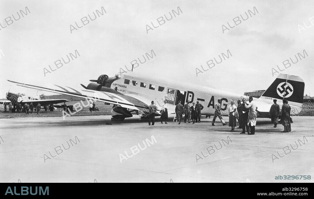 A Junkers 52/3m Passenger Plane, c1935.