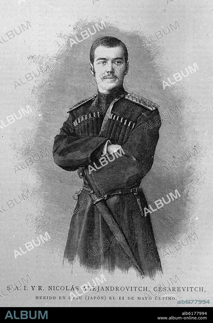 NICOLAS II ZAR DE RUSIA - 1868/1918.