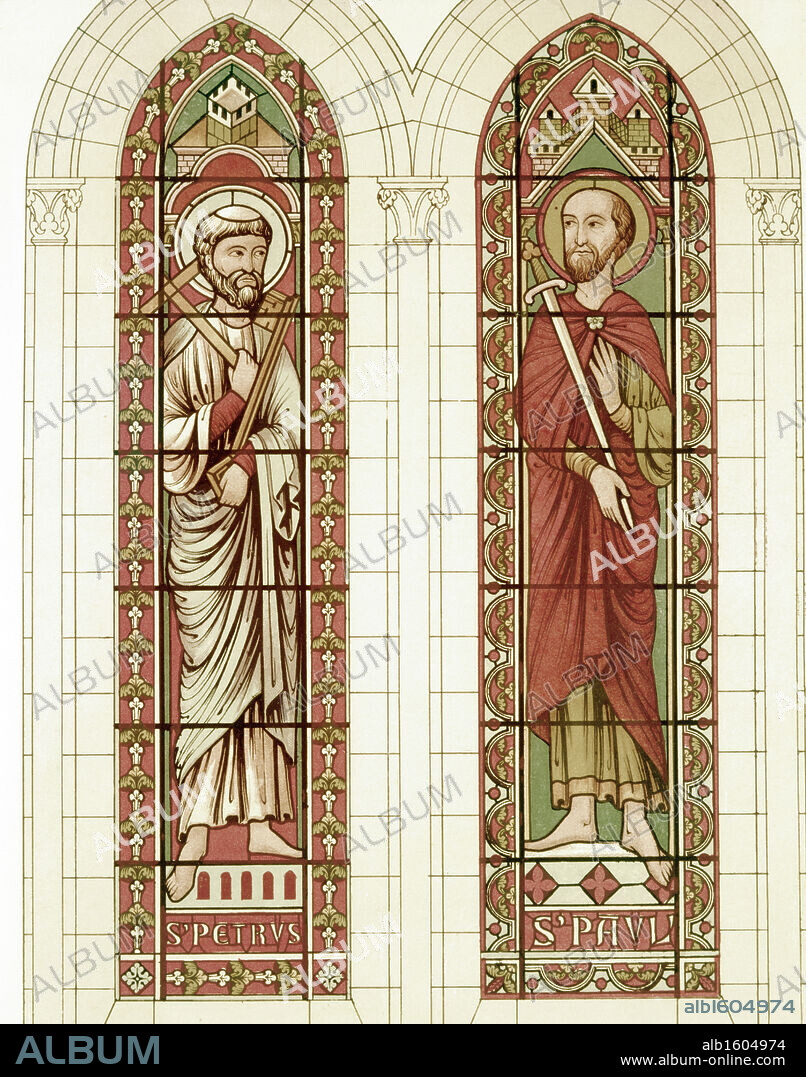 Saint Peter & Saint Paul  Stained Glass.