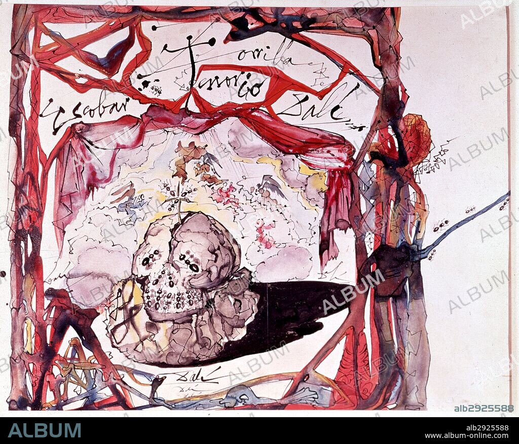 DALI, SALVADOR. PINTOR ESPA¿OL. FIGUERAS 1904-1989. CARTEL PARA "DON JUAN TENORIO" DE JOSE ZORRILLA. VERSION LUIS ESCOBAR. . ATENCION: AUTOR CONTEMPORANEO SUJETO A COPYRIGHT ©. EL CLIENTE FINAL ES RESPONSABLE DE LA GESTION DE LOS DERECHOS DE AUTOR CON LAS SOCIEDADES EXISTENTES DE GESTION DE DERECHOS O DIRECTAMENTE CON LOS ORGANISMOS TITULARES DE LOS MISMOS.