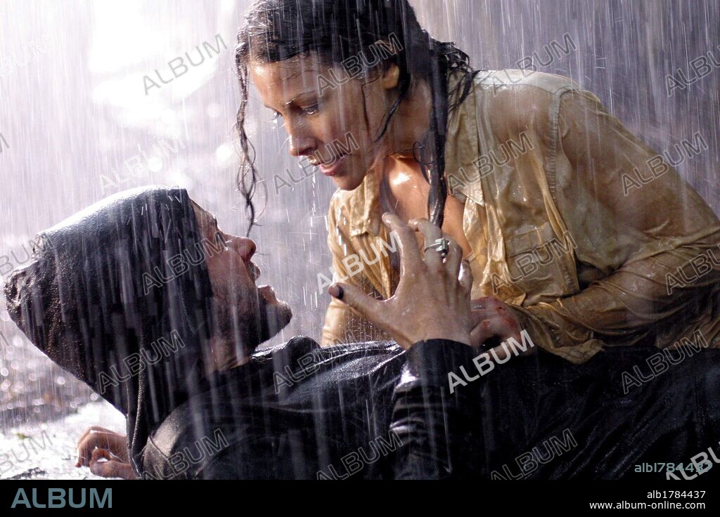 DOMINIC MONAGHAN et EVANGELINE LILLY dans >LOST, 2004 (LOST). Copyright ABC.
