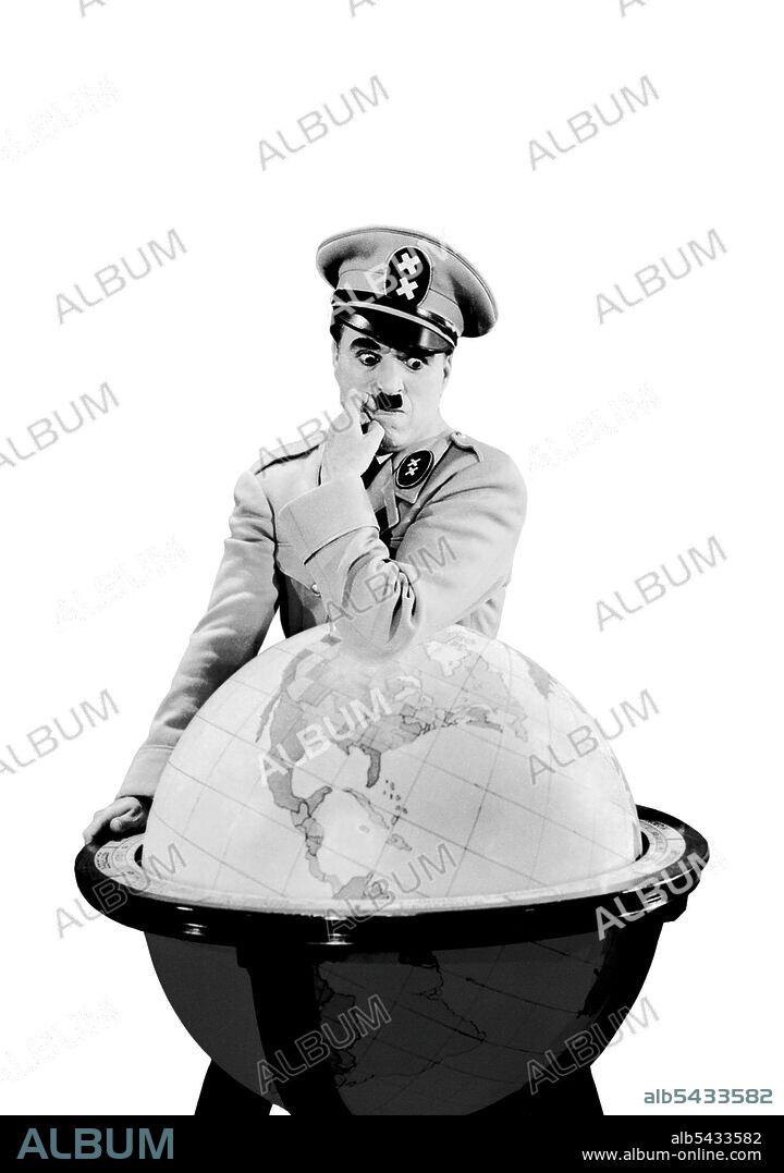 CHARLIE CHAPLIN en EL GRAN DICTADOR, 1940 (THE GREAT DICTATOR), dirigida por CHARLES CHAPLIN. Copyright UNITED ARTISTS.