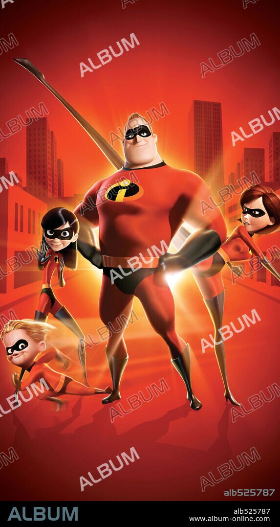 LOS INCREIBLES, 2004 (THE INCREDIBLES), dirigida por BRAD BIRD. Copyright PIXAR ANIMATION STUDIOS/WALT DISNEY PICTURES.