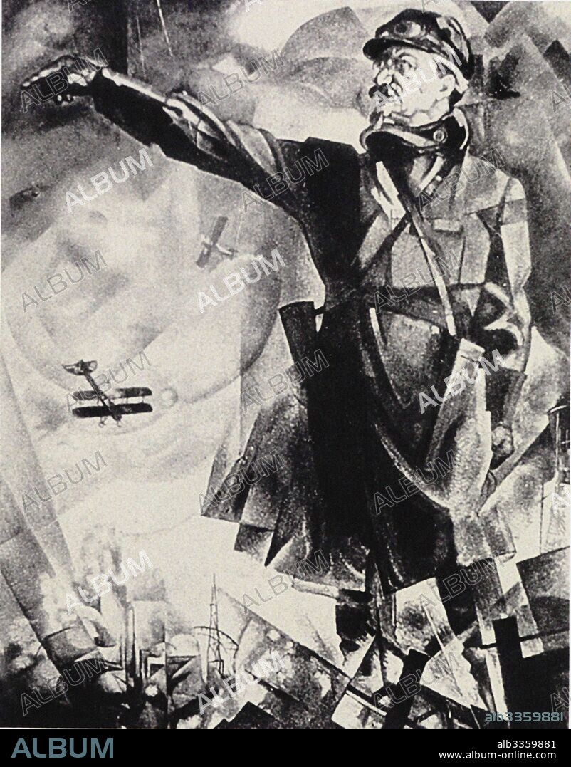 YURI PAVLOVICH ANNENKOV. Portrait of Leon Trotsky (1879-1940).